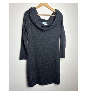 Veronica M cowl neck dress in grey size Large NEW with tags!